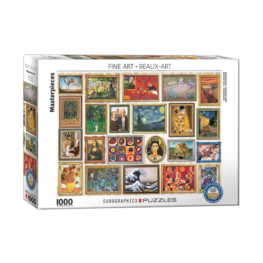 Gallery of Classics 1000-Piece Jigsaw Puzzle - Fine Art Masterpieces