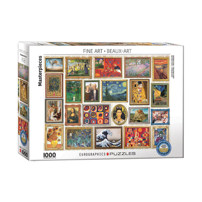 Gallery of Classics 1000-Piece Jigsaw Puzzle - Fine Art Masterpieces