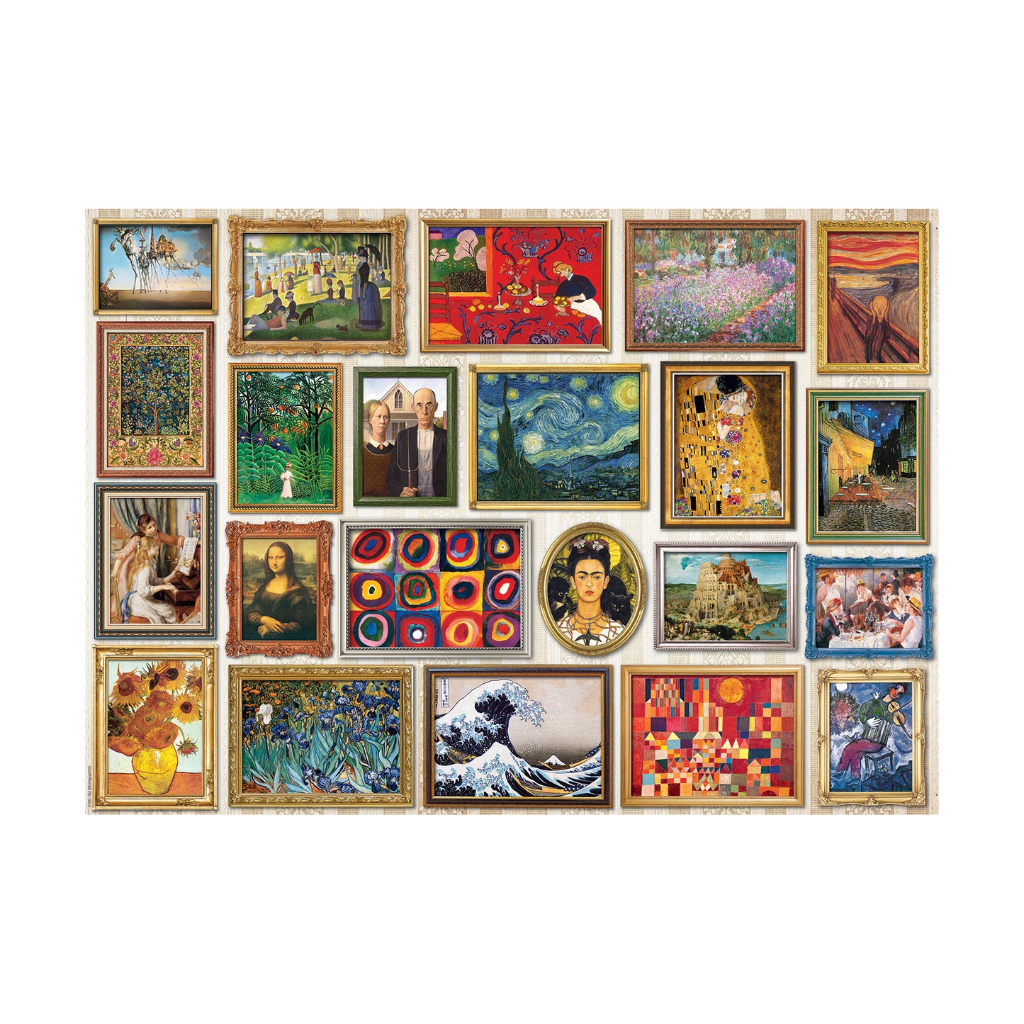 Gallery of Classics 1000-Piece Jigsaw Puzzle - Fine Art Masterpieces