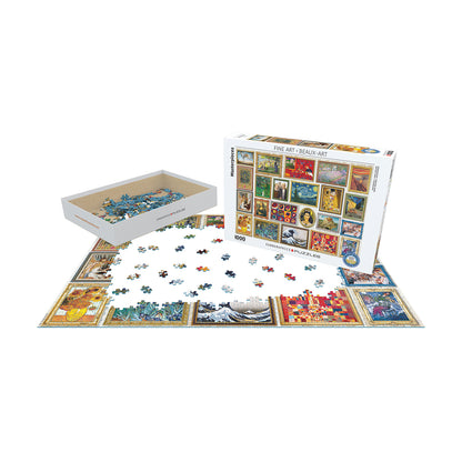 Gallery of Classics 1000-Piece Jigsaw Puzzle - Fine Art Masterpieces