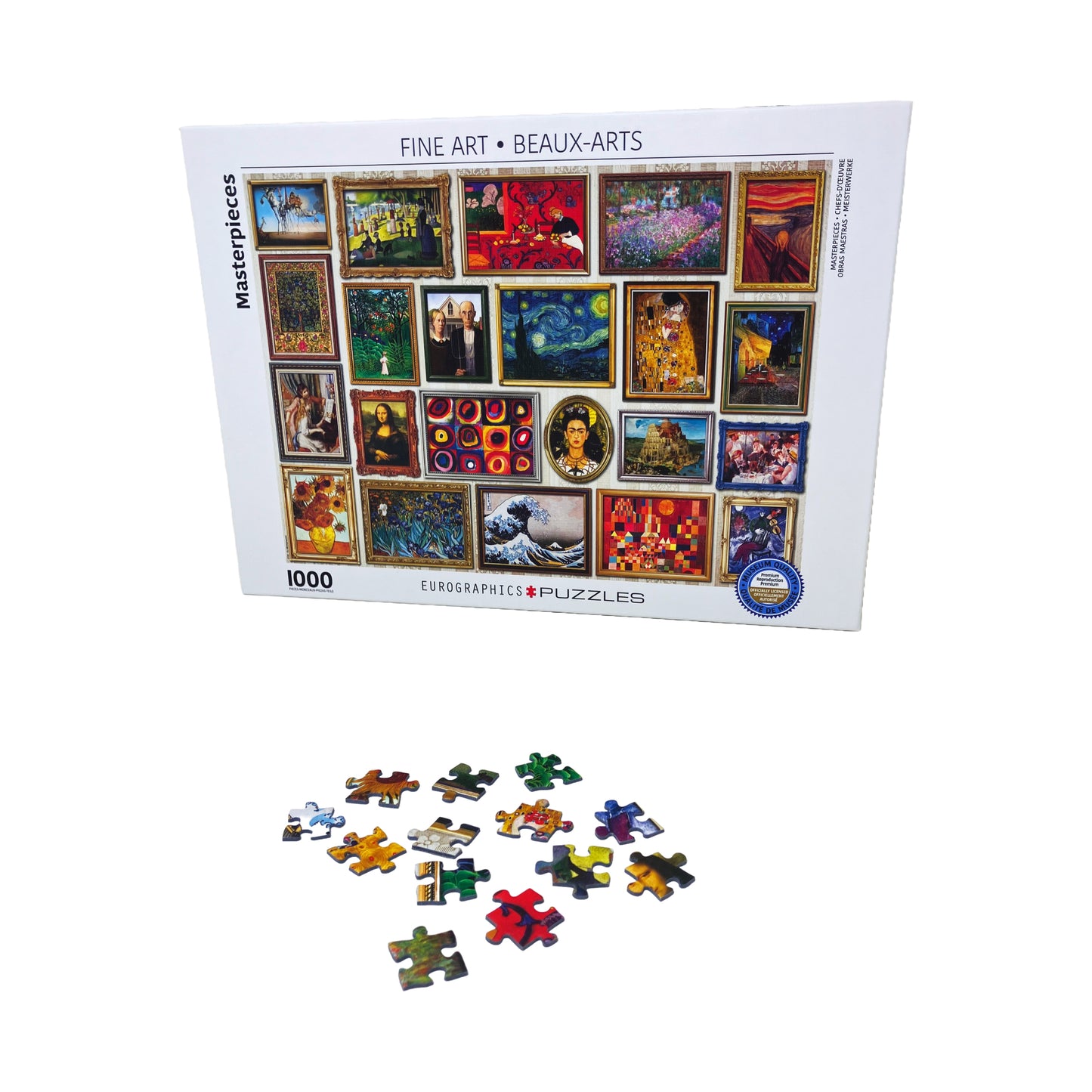 Gallery of Classics 1000-Piece Jigsaw Puzzle - Fine Art Masterpieces