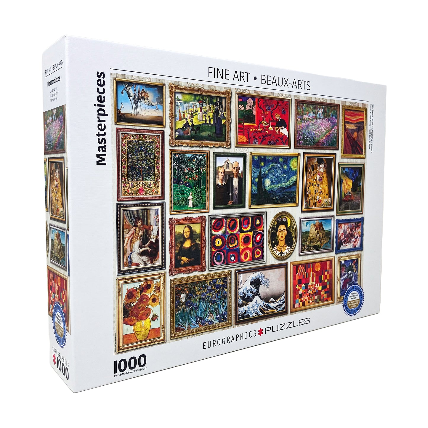 Gallery of Classics 1000-Piece Jigsaw Puzzle - Fine Art Masterpieces