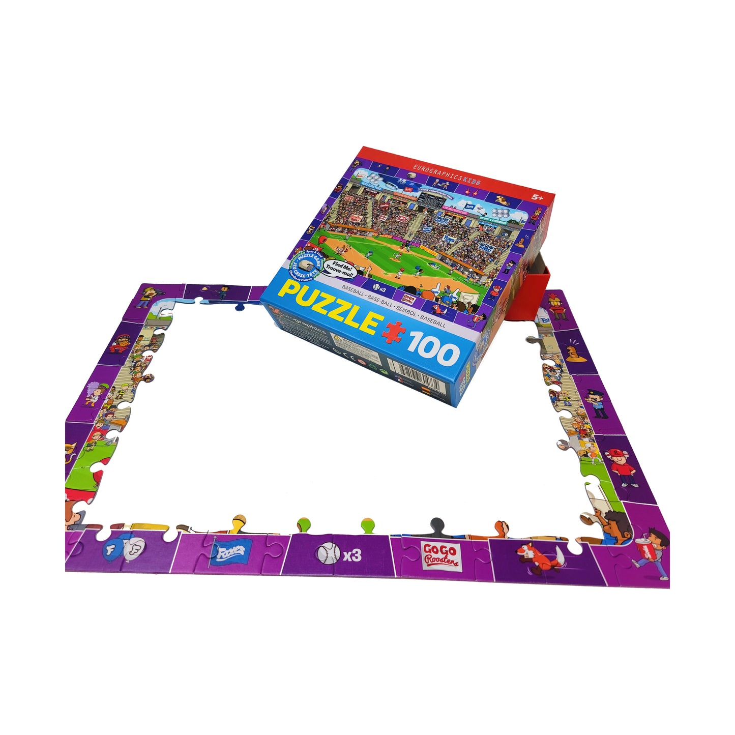 Spot & Find Baseball Themed Puzzle - 100 pc