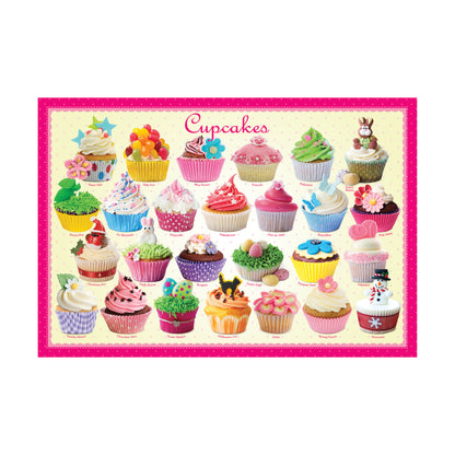 Sweet Delight Cupcakes Puzzle Playset - 100 Pieces