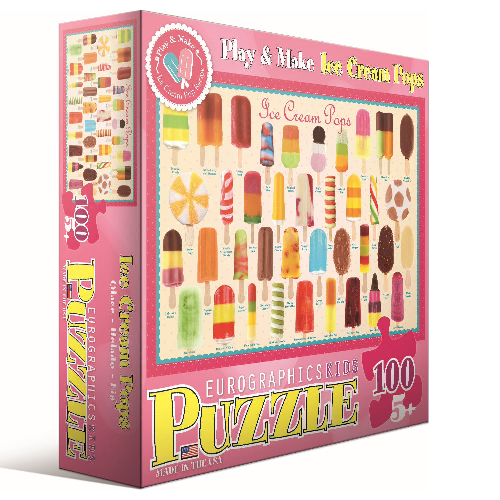 Frosty Treats Ice Cream Pops Puzzle - 100 Pieces