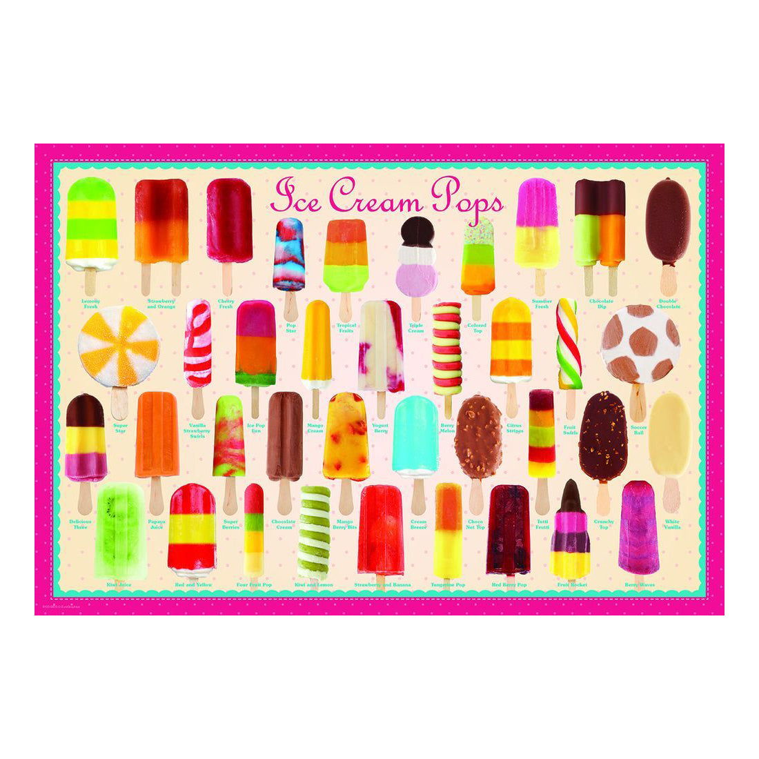 Frosty Treats Ice Cream Pops Puzzle - 100 Pieces