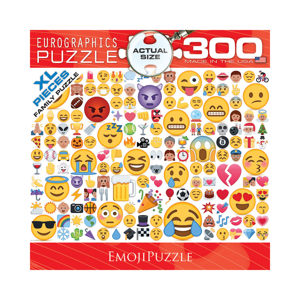 EmojiPuzzle XL Pieces Family Puzzle - 300 pc