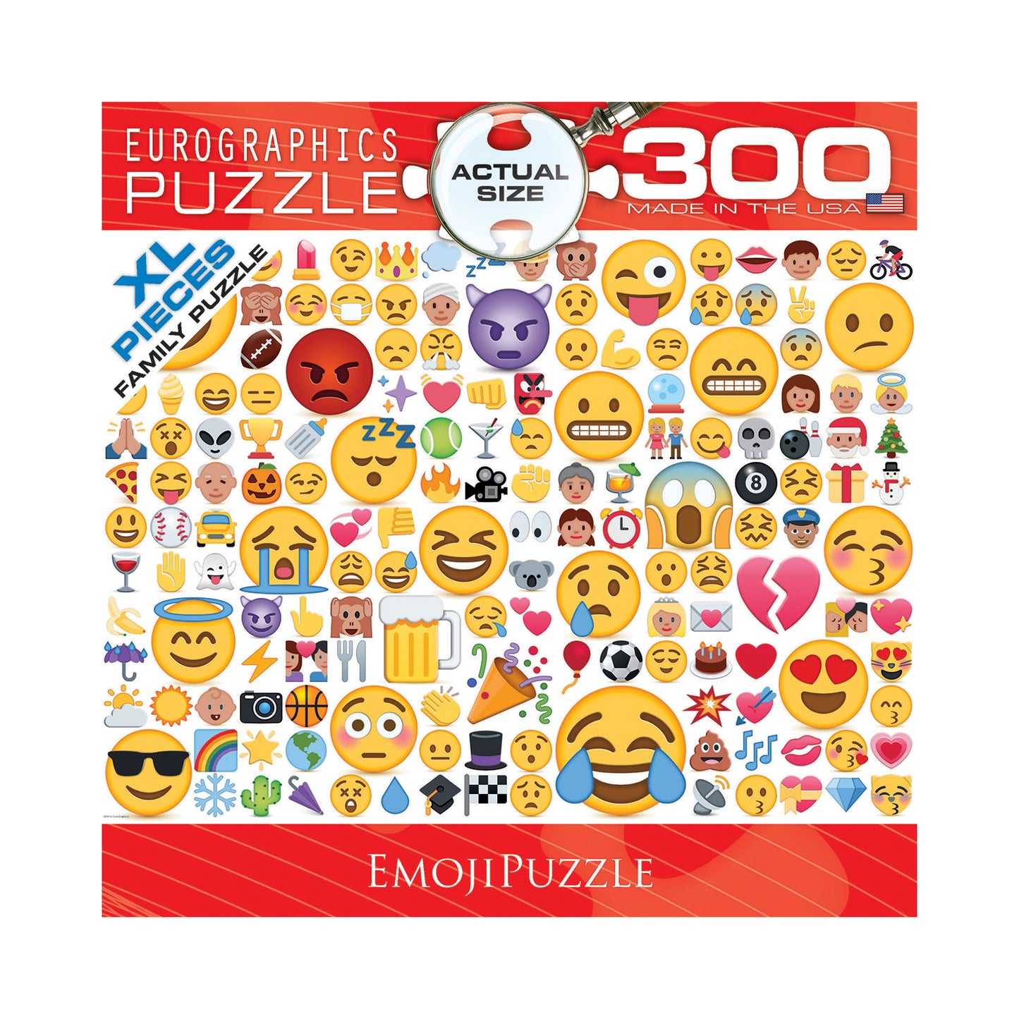 EmojiPuzzle XL Pieces Family Puzzle - 300 pc