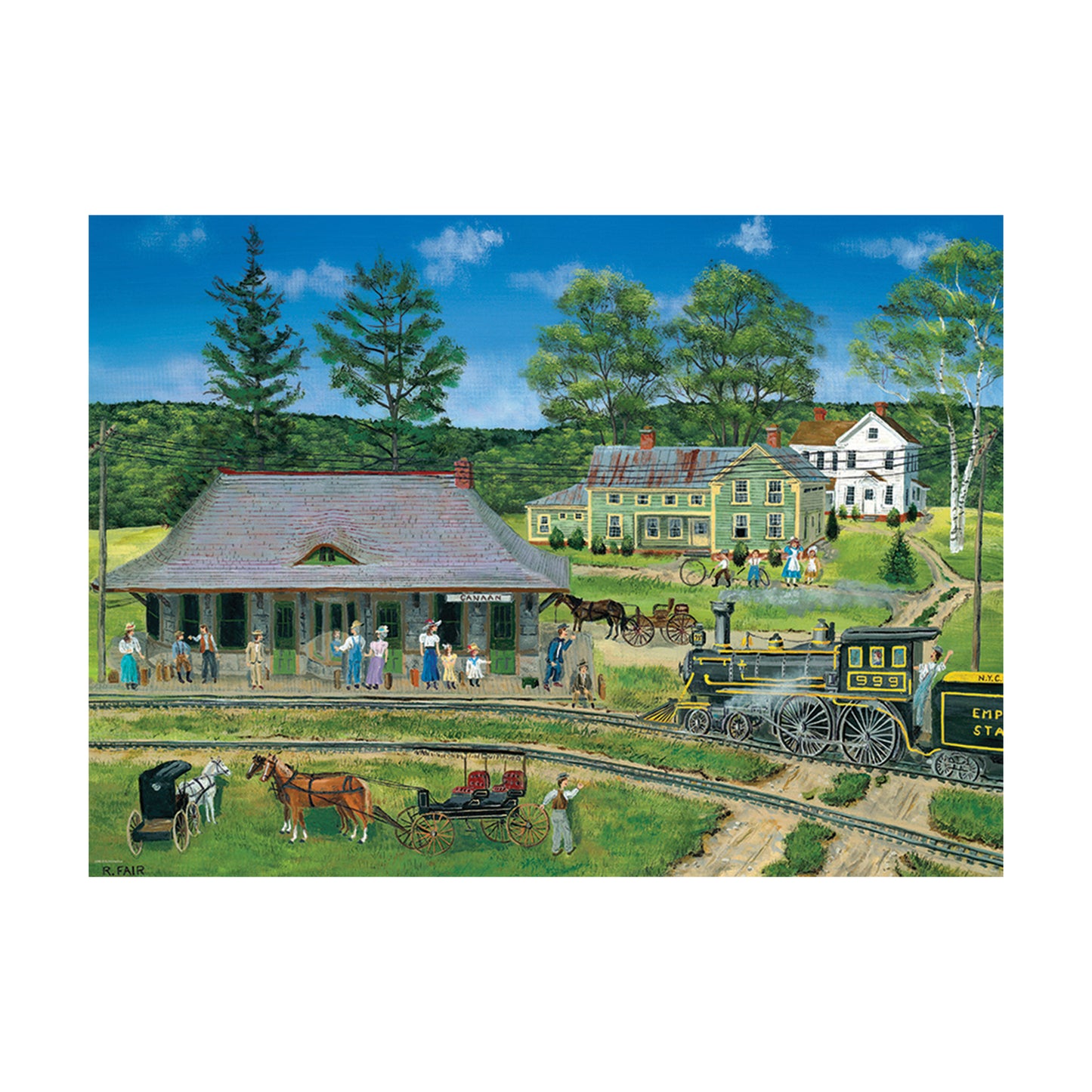 Bob Fair Canaan Station XL Jigsaw Puzzle - 300 pc