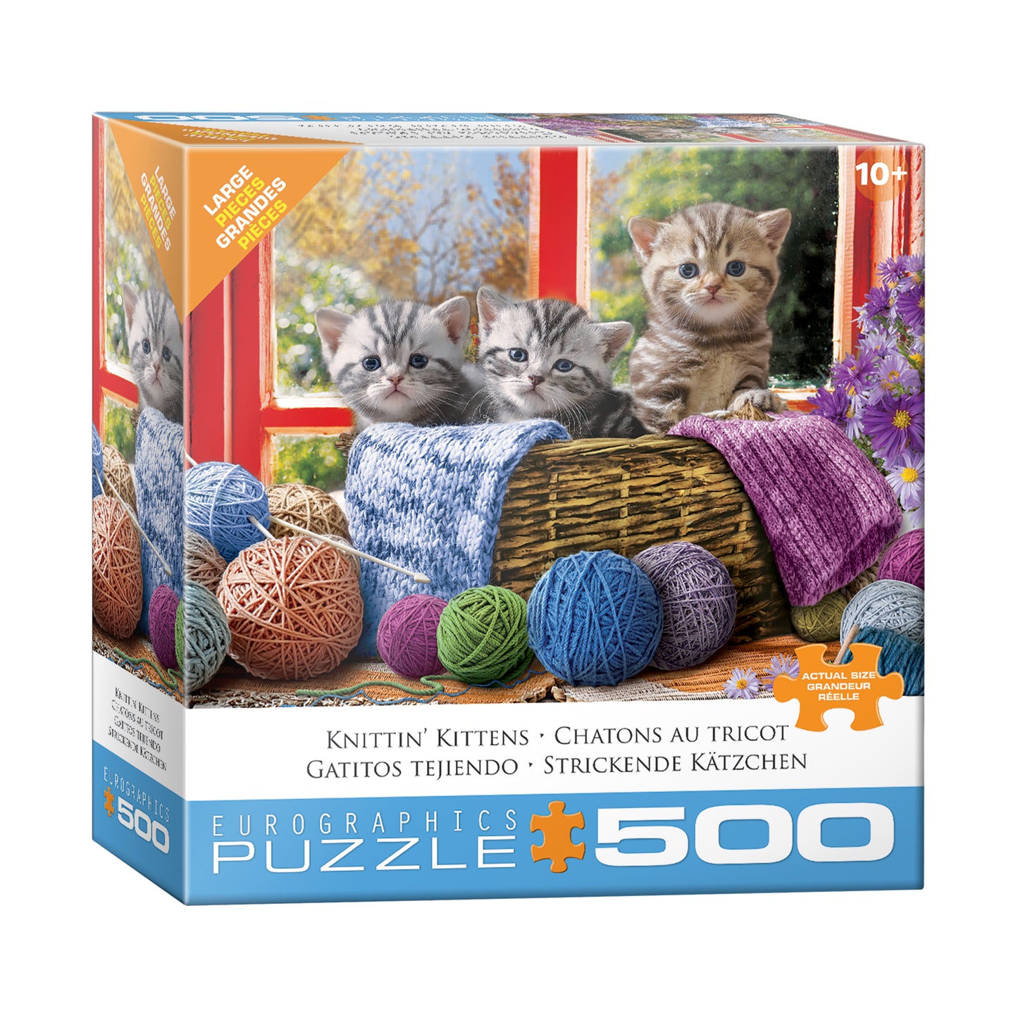 Knittin' Kittens Yarn Adventure Jigsaw Puzzle - 500 pc