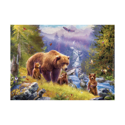 Jan Patrik Enchanted Forest Grizzly Cubs Jigsaw Puzzle - 500 pcs