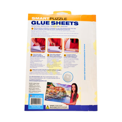 Smart Puzzle Glue Sheets - Easy Wall Display Solution