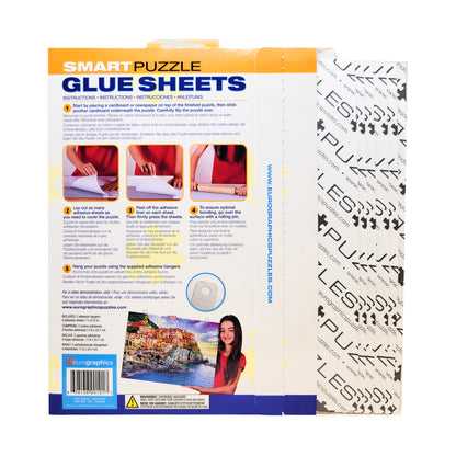 Smart Puzzle Glue Sheets - Easy Wall Display Solution