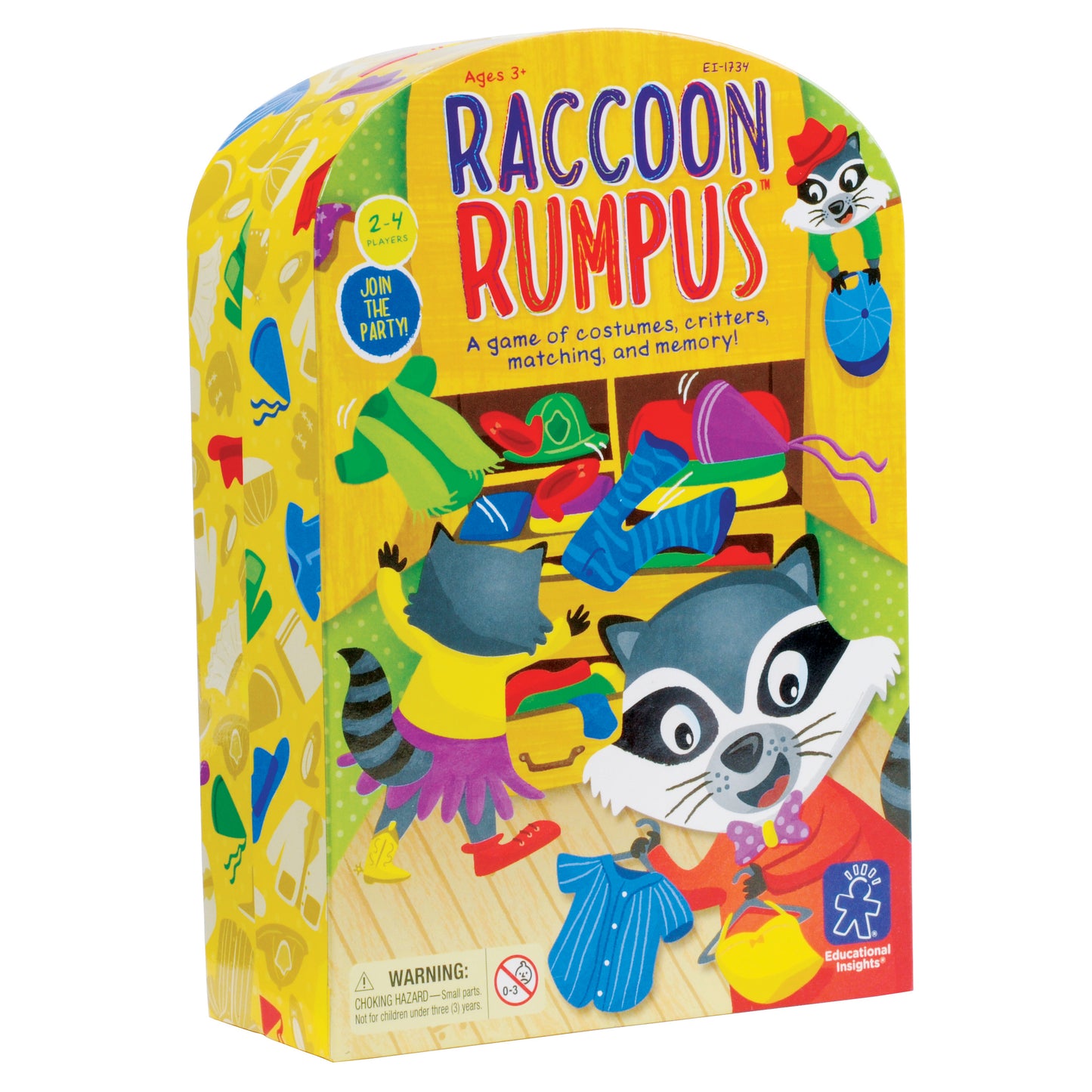 Raccoon Rumpus Preschool Matching and Memory Card Game