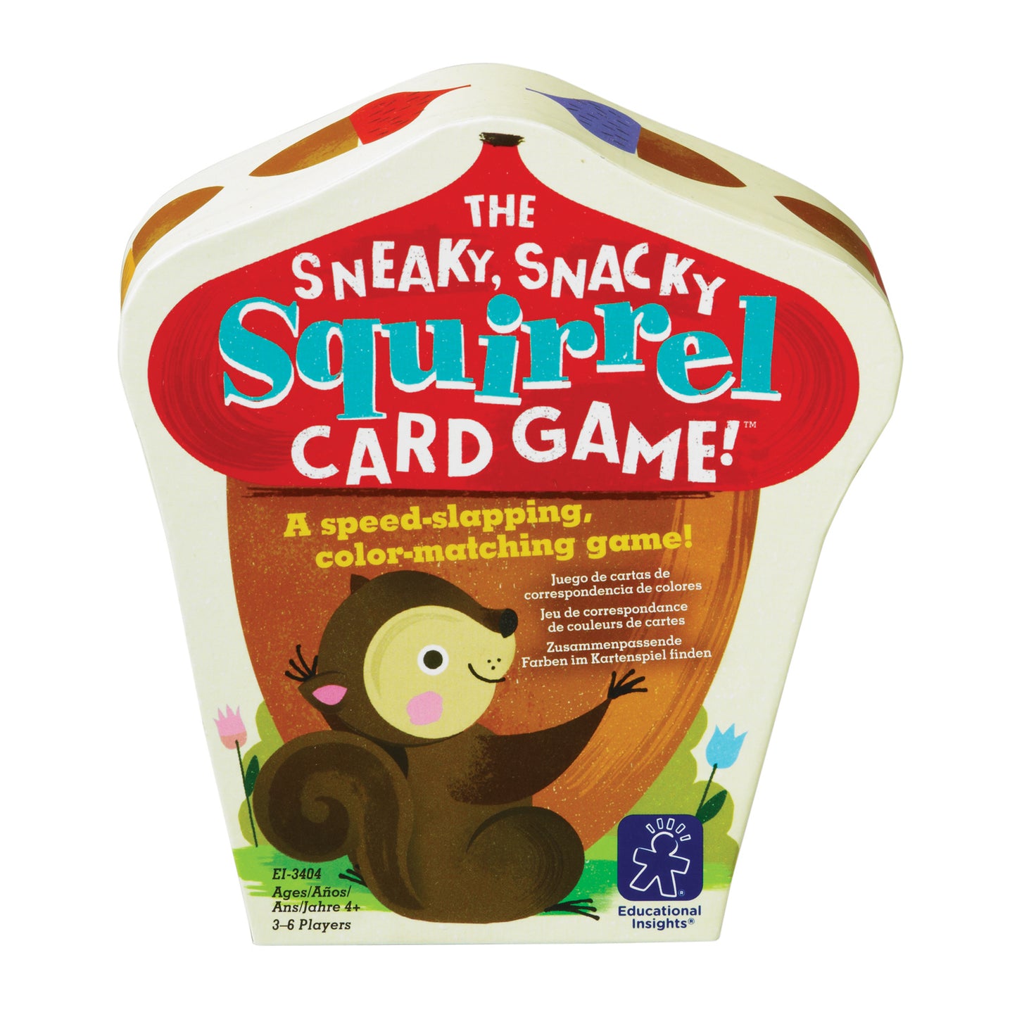 The Sneaky, Snacky Squirrel Preschool Color Matching Card Game