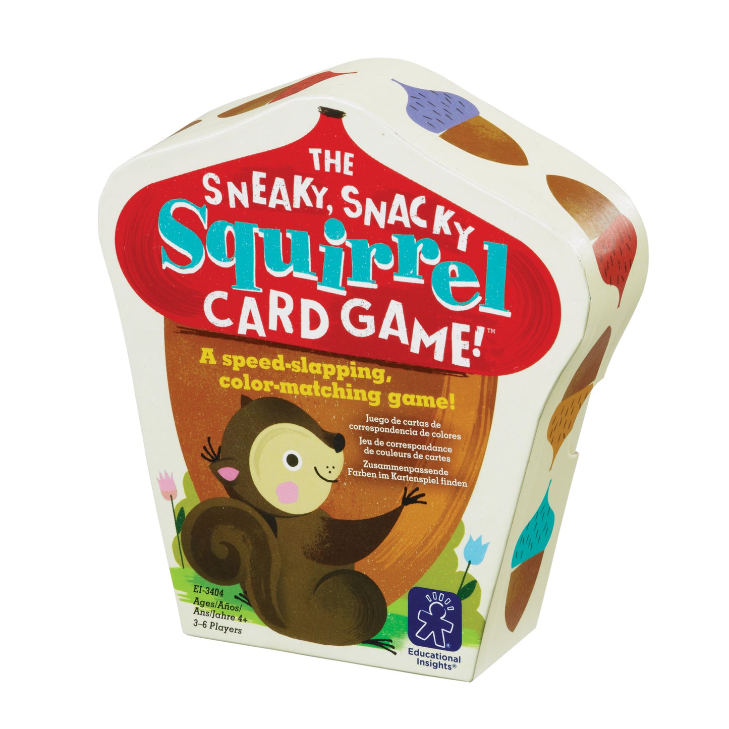 The Sneaky, Snacky Squirrel Preschool Color Matching Card Game