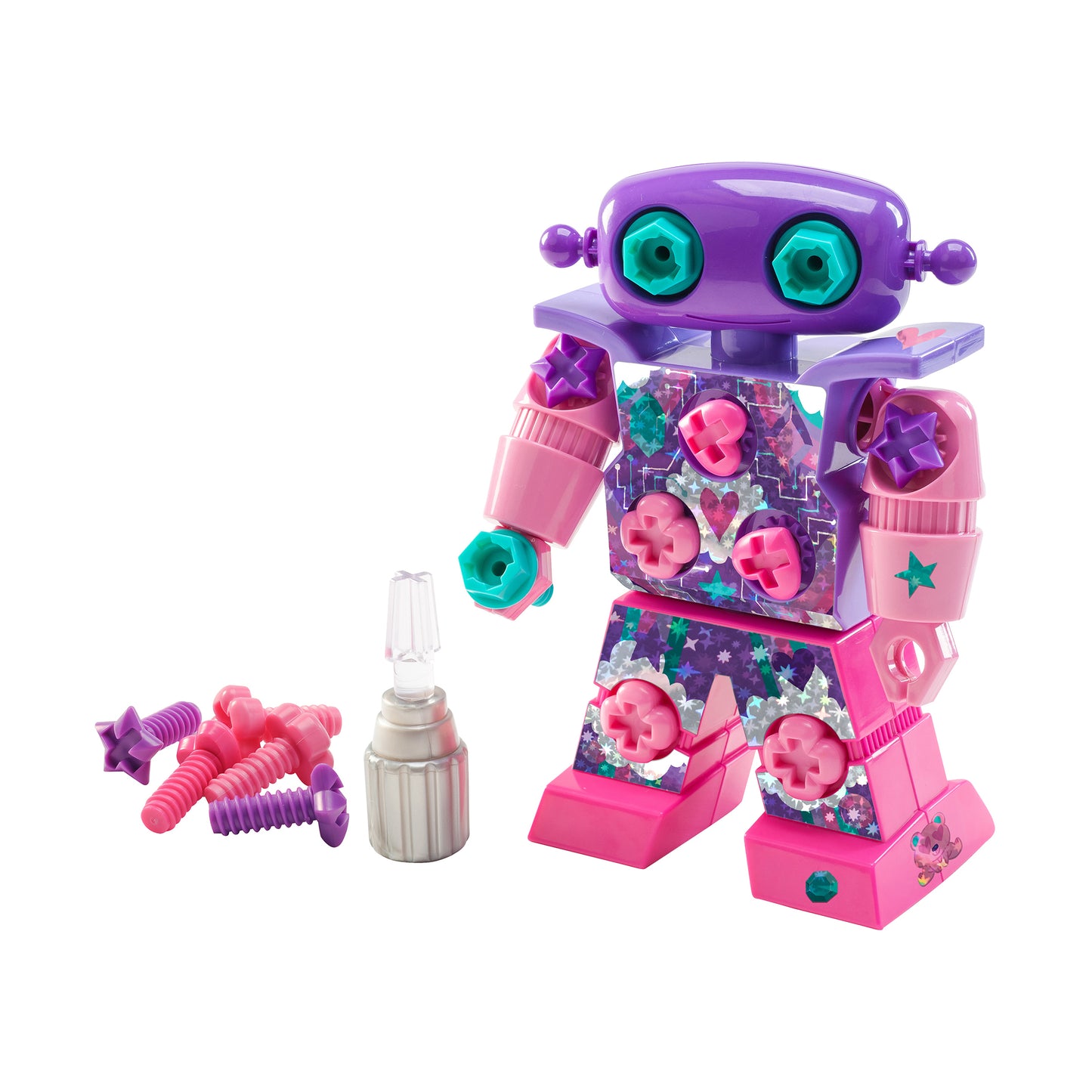 Design & Drill SparkleBot - Creative Robot Construction Kit