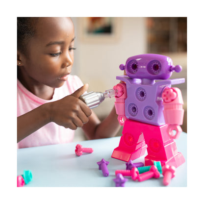 Design & Drill SparkleBot - Creative Robot Construction Kit