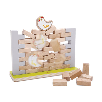 Pick a Brick - Hen's Nest Wall Tumble Strategy Game