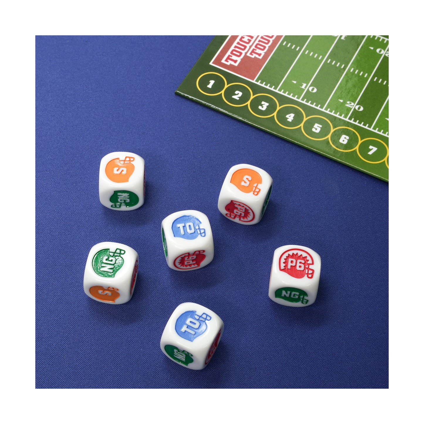 Sports Dice Football Fast-Paced Strategy Dice Game