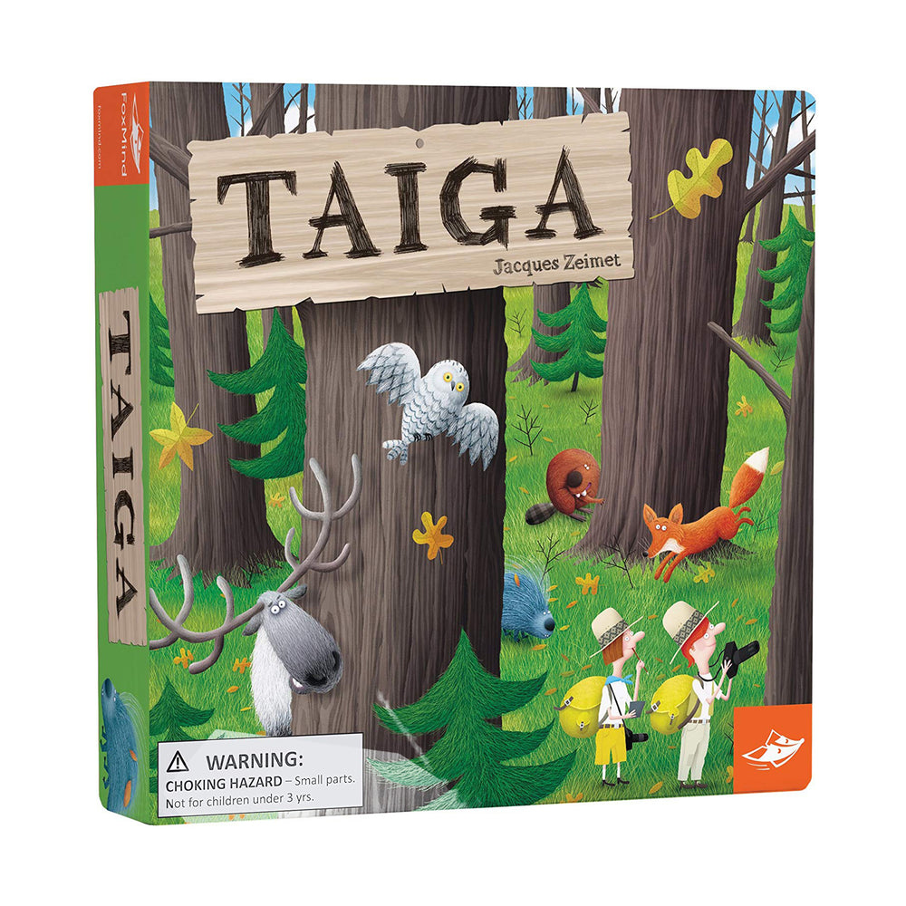 Taiga Wilderness Memory Game - Discover Hidden Animals