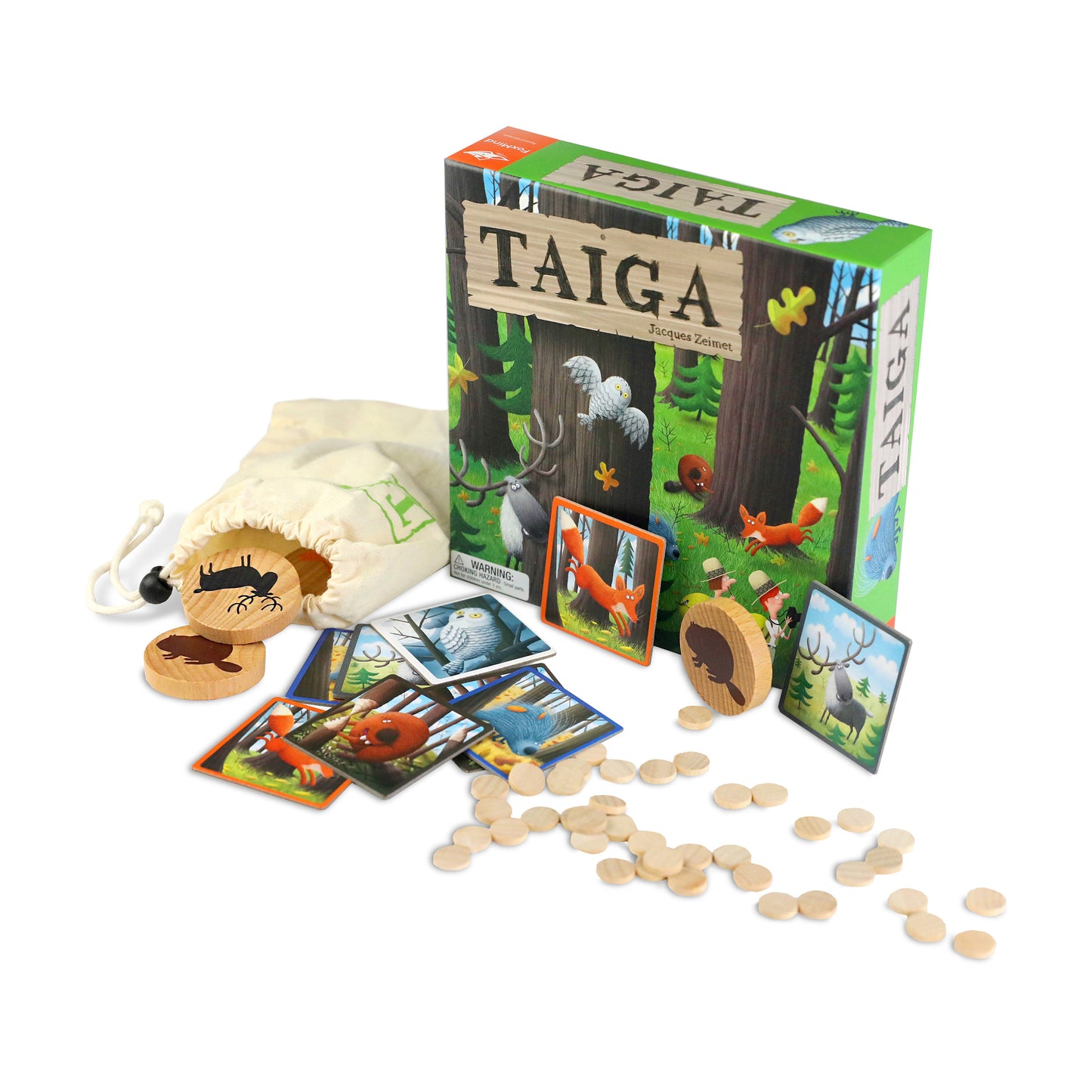 Taiga Wilderness Memory Game - Discover Hidden Animals