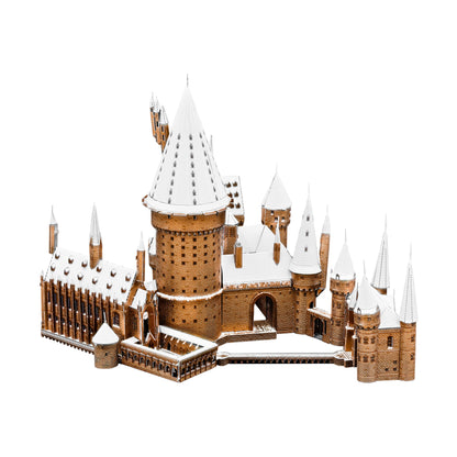 Metal Earth ICONX Harry Potter Hogwarts in Snow 3D Metal Model Kit