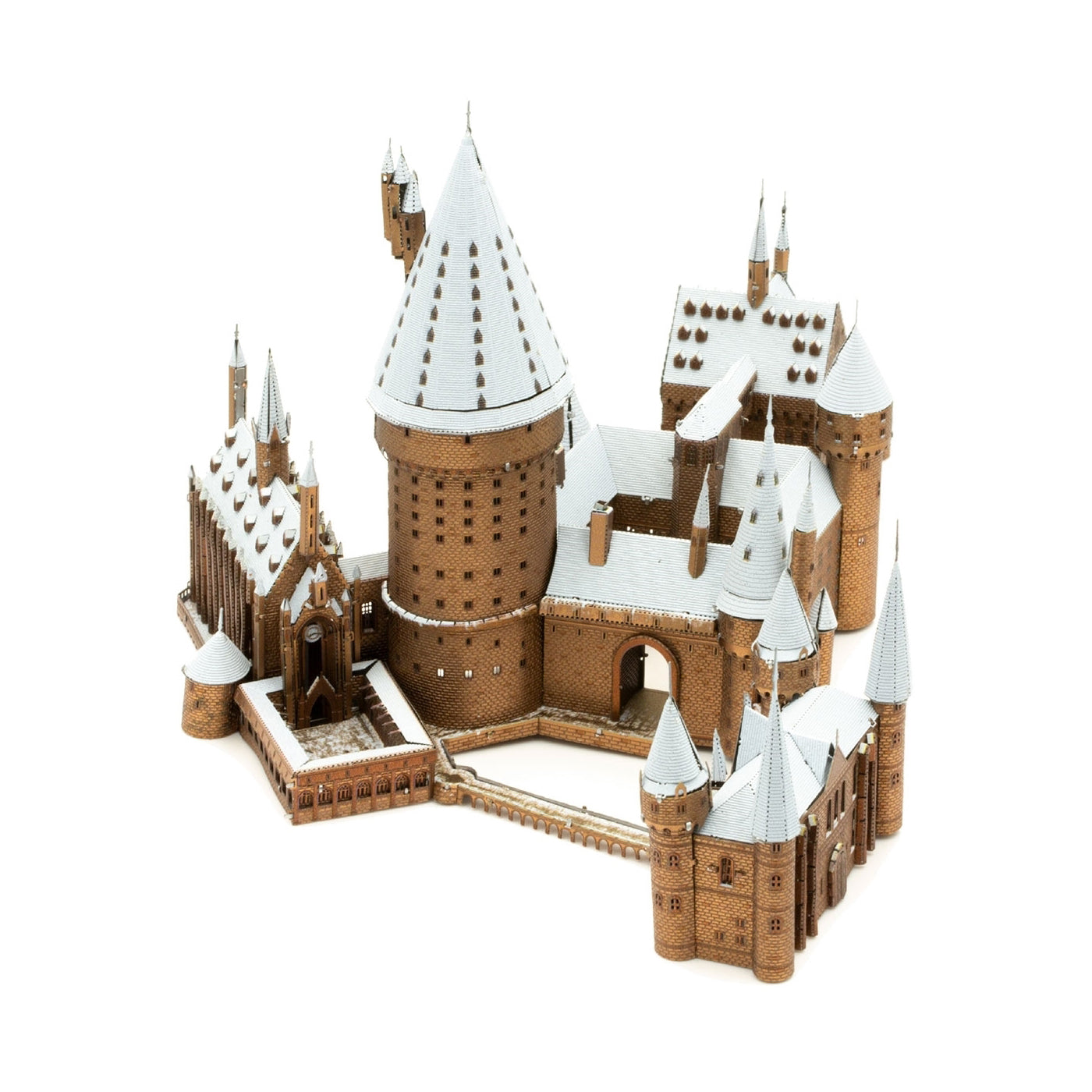 Metal Earth ICONX Harry Potter Hogwarts in Snow 3D Metal Model Kit