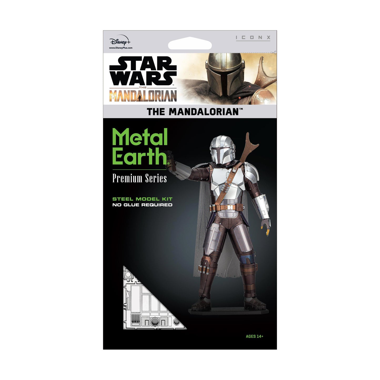 Metal Earth ICONX Premium 3D Model Kit - Star Wars The Mandalorian 7.4 inch