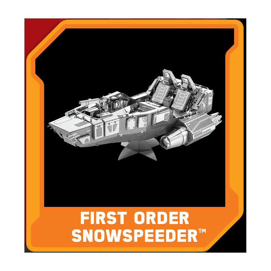 Metal Earth 3D Star Wars First Order Snowspeeder Model Kit