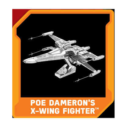 Star Wars Episode 7 Poe Dameron's X-Wing Fighter 3D Metal Model Kit