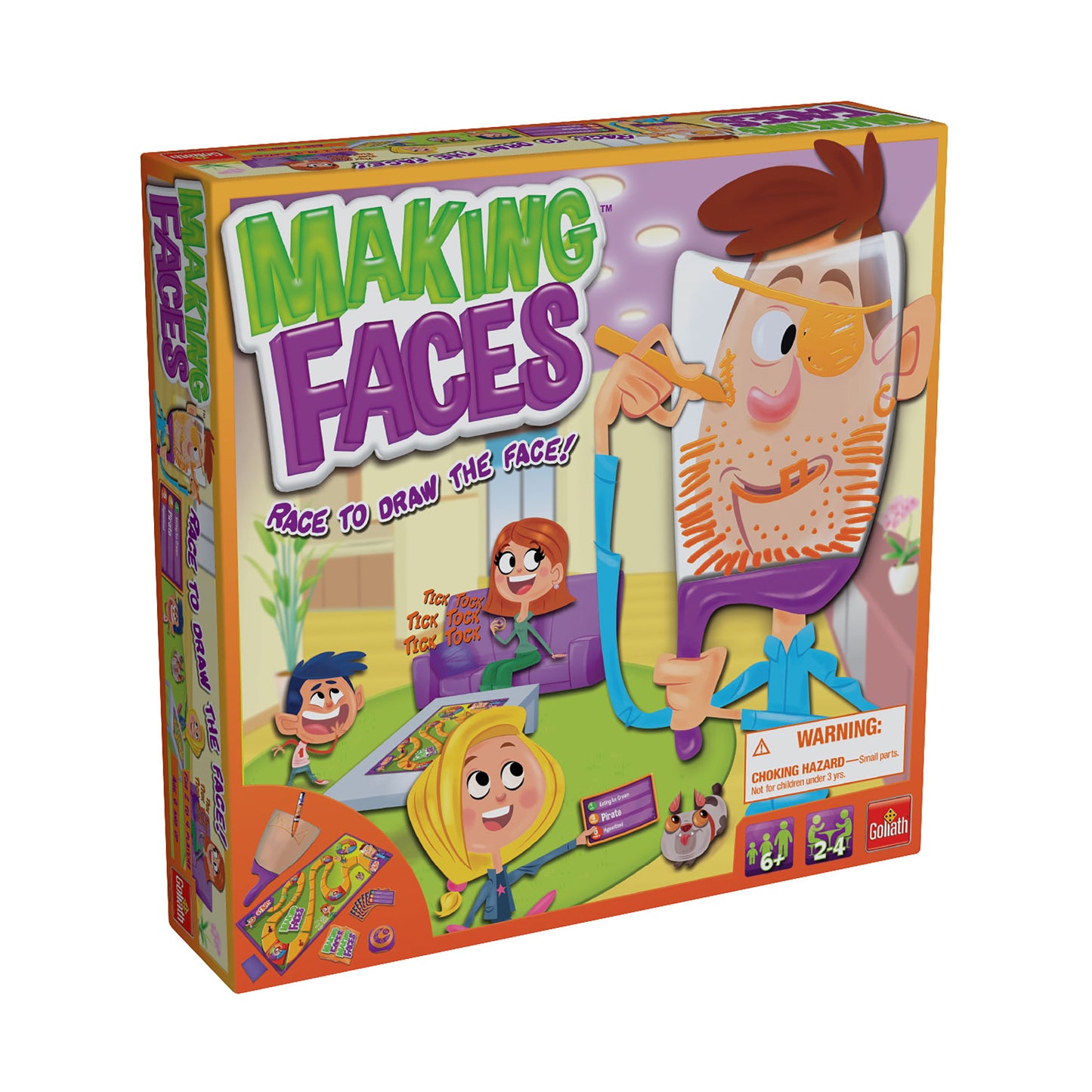 Making Faces Family Face-Drawing Board Game