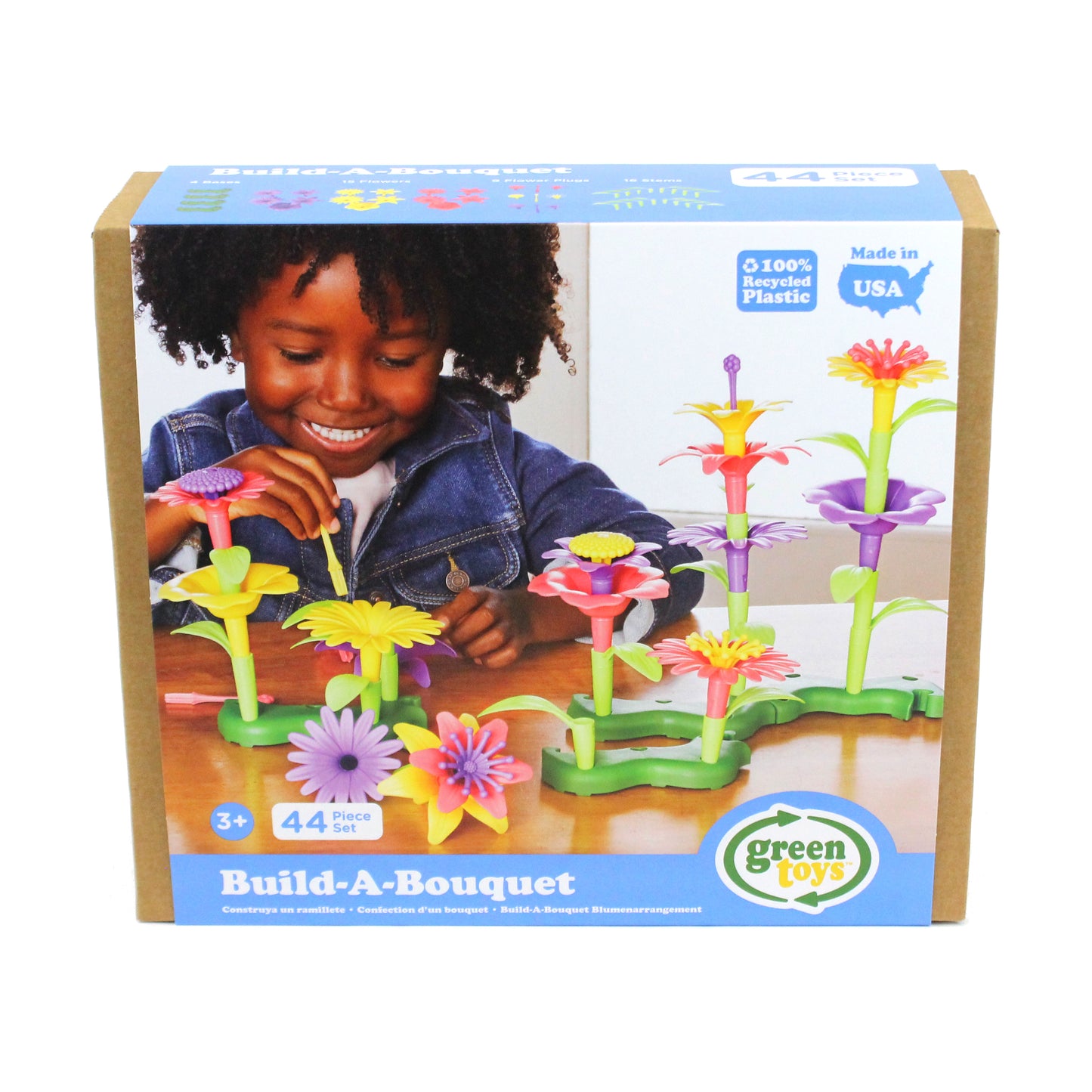 Green Toys Eco-Friendly Build-A-Bouquet Floral Arrangement Set