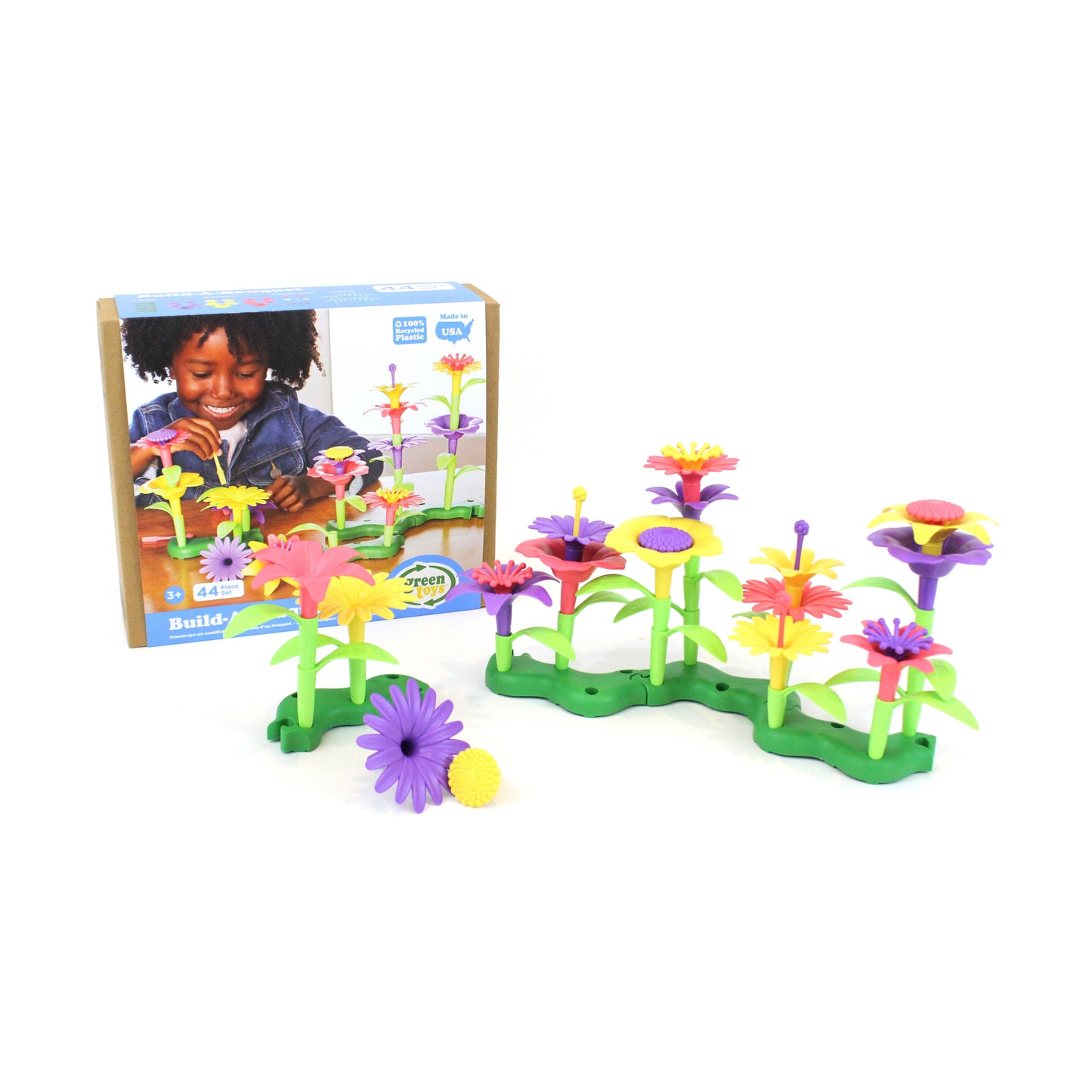 Green Toys Eco-Friendly Build-A-Bouquet Floral Arrangement Set