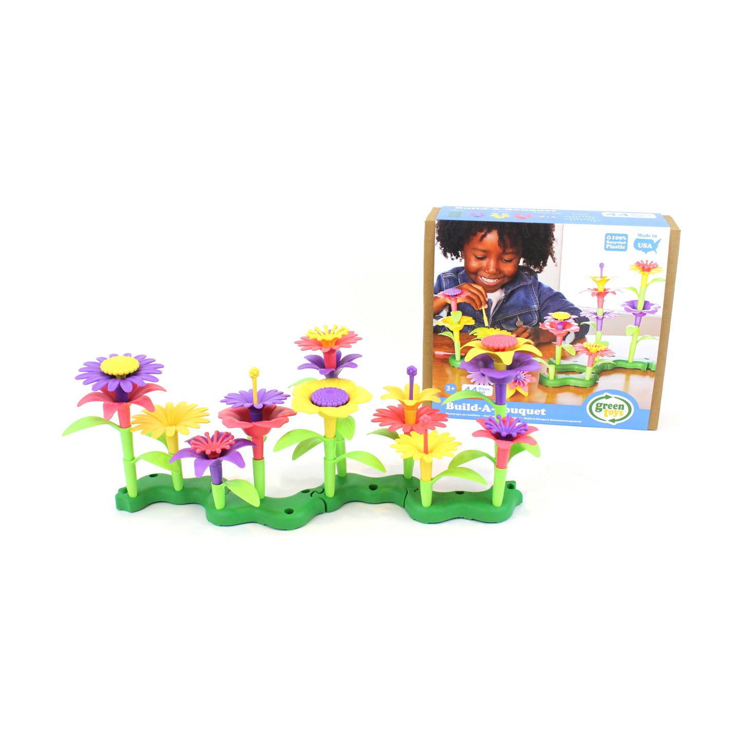 Green Toys Eco-Friendly Build-A-Bouquet Floral Arrangement Set