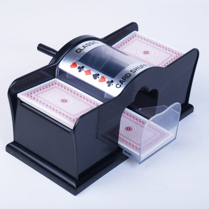 Easy Shuffle Manual 2-Deck Card Mixer