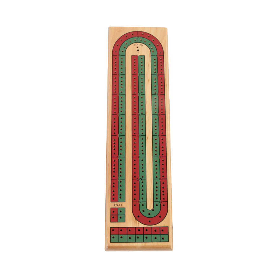 John N. Hansen Co. Classic Game Collection Wood Cribbage Board