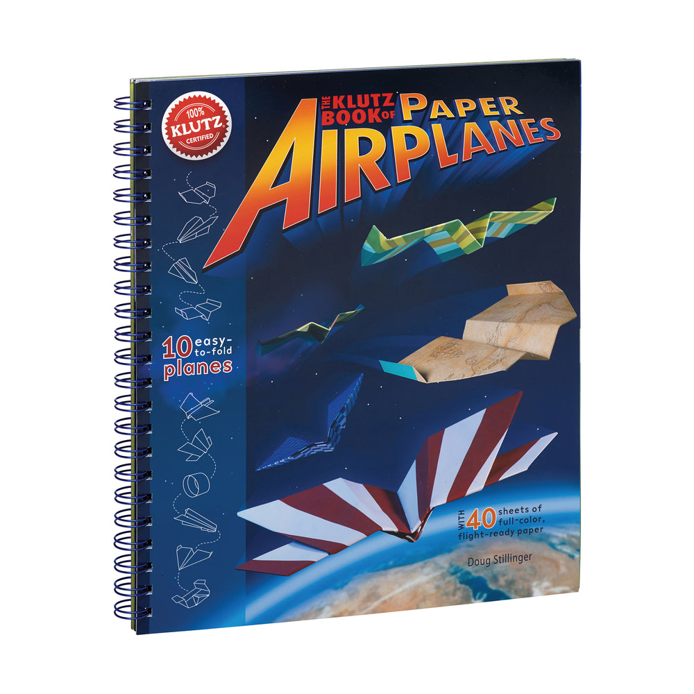 The Klutz Book of High-Performance Paper Airplanes Spiral-bound Craft Kit