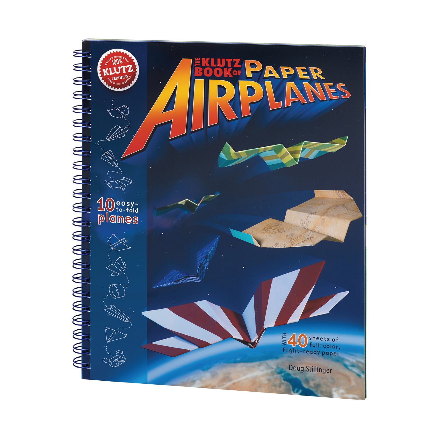 The Klutz Book of High-Performance Paper Airplanes Spiral-bound Craft Kit