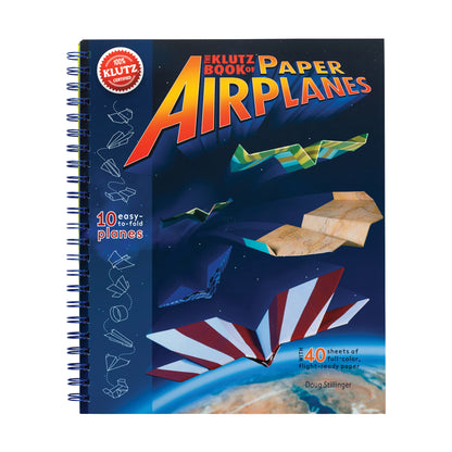 The Klutz Book of High-Performance Paper Airplanes Spiral-bound Craft Kit