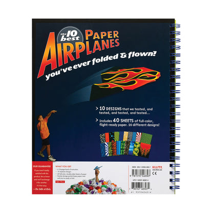 The Klutz Book of High-Performance Paper Airplanes Spiral-bound Craft Kit