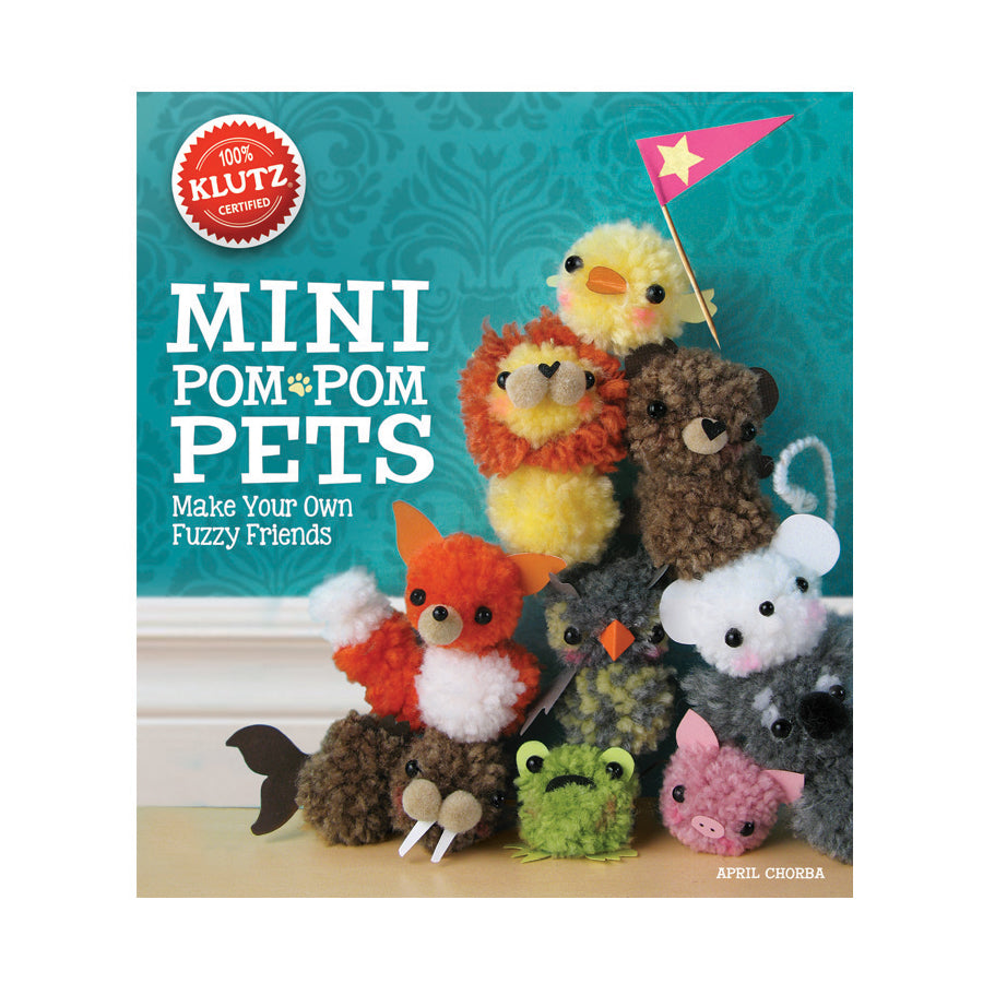 Klutz Mini Pom-Pom Pets Craft Kit - Make 20 Fuzzy Friends