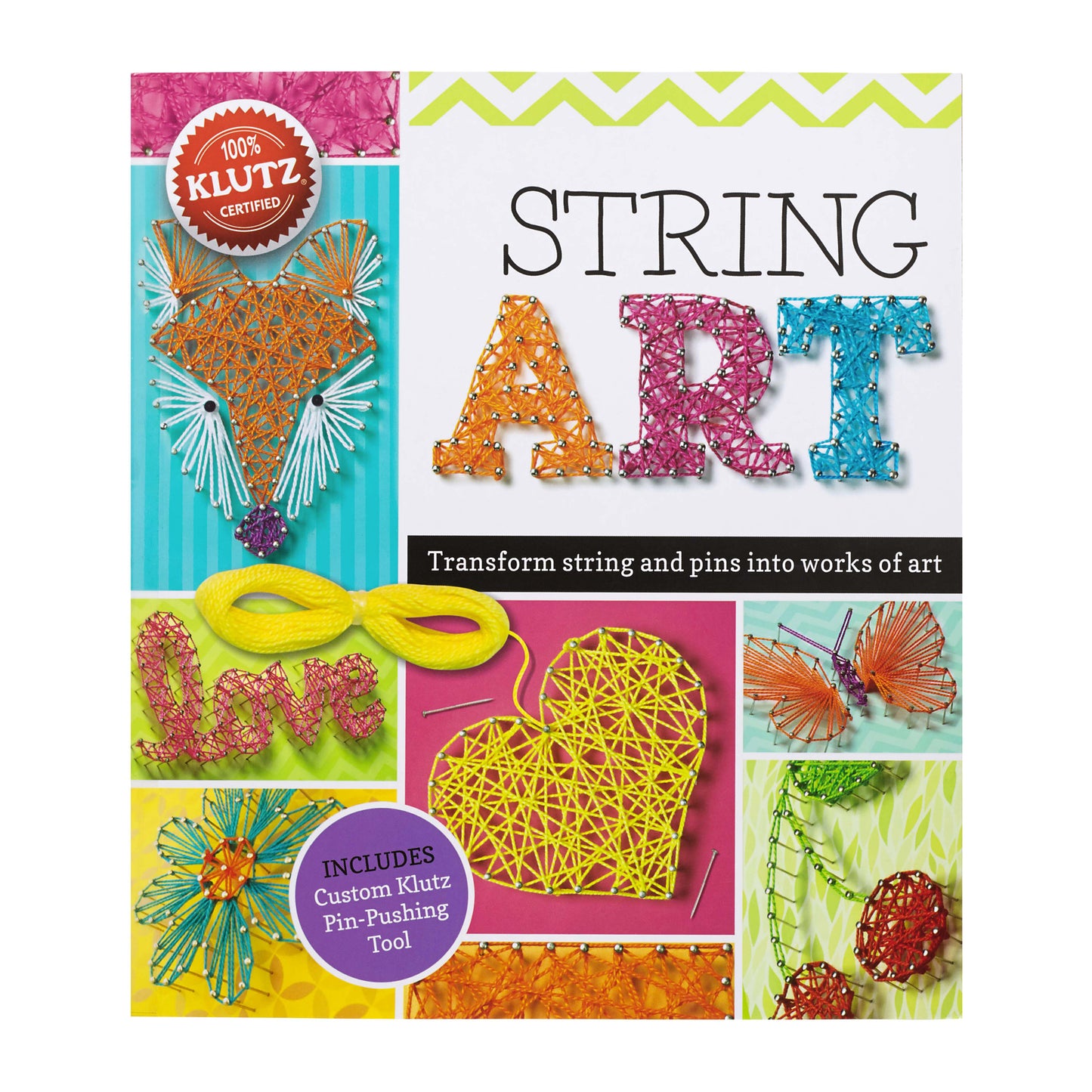 Klutz Creative String Art Craft Kit - Transform Simple Strings into Art!