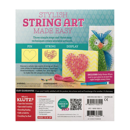 Klutz Creative String Art Craft Kit - Transform Simple Strings into Art!