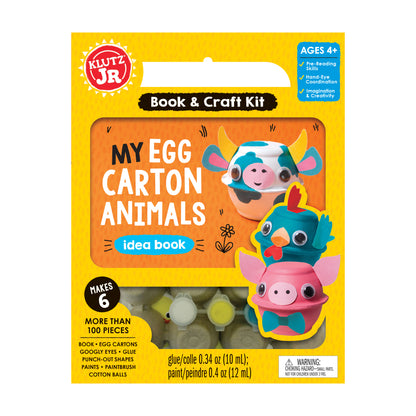 Klutz Jr. Egg Carton Animals Craft Kit for Kids