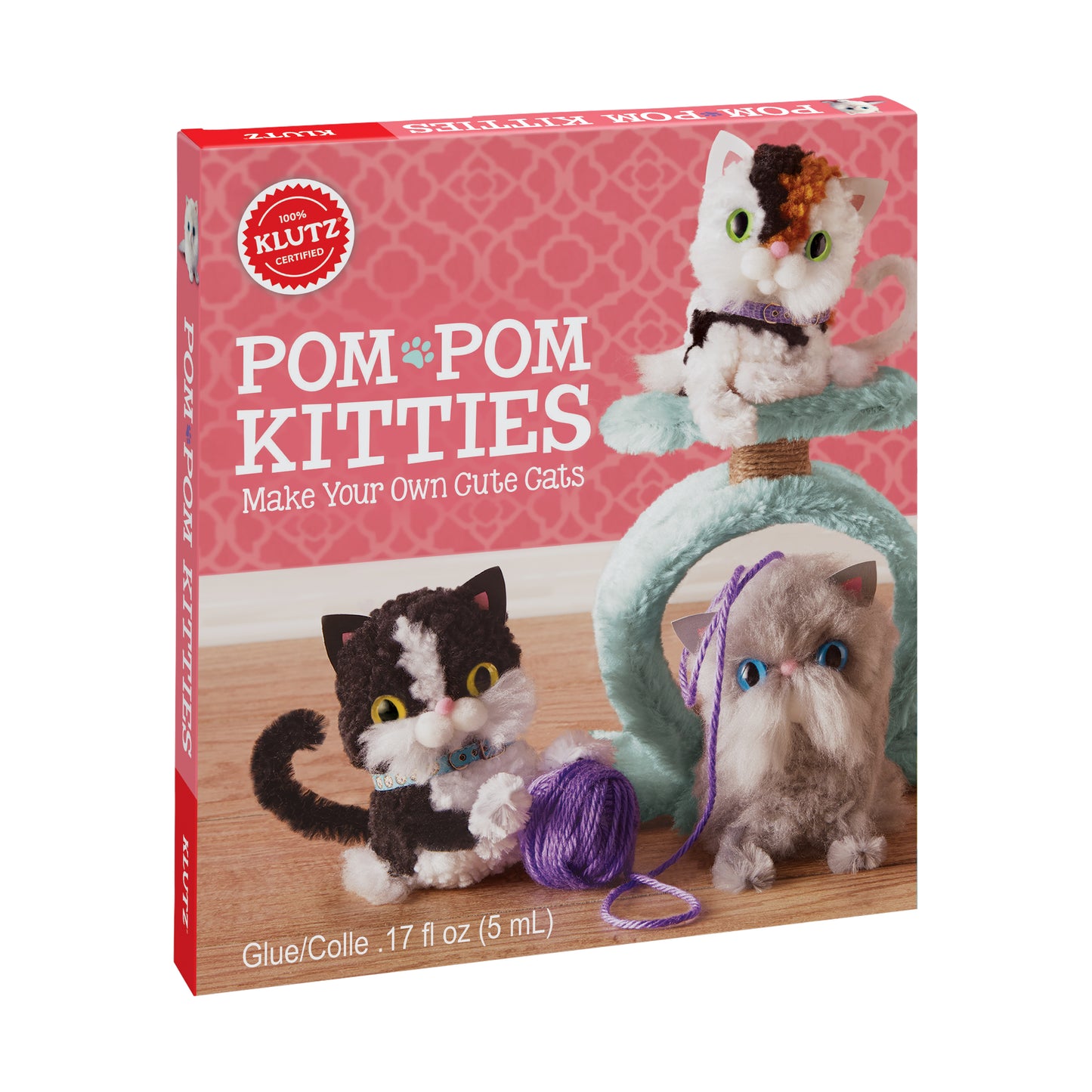 Klutz Craft Pom-Pom Kitties Cat Creation Kit