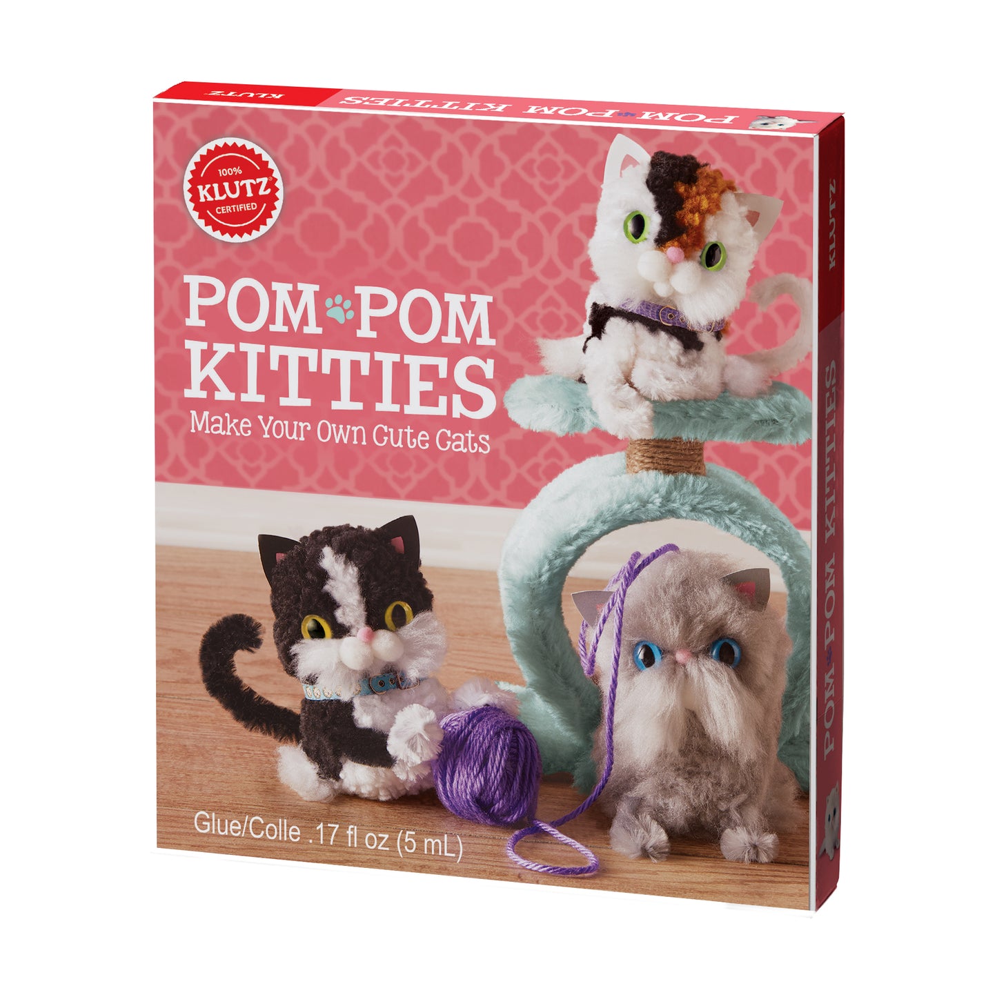 Klutz Craft Pom-Pom Kitties Cat Creation Kit