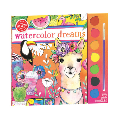 Whimsical Watercolor Dreams Complete Painting Kit for Kids and Teens