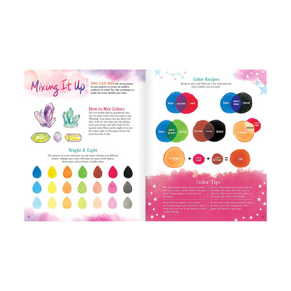 Whimsical Watercolor Dreams Complete Painting Kit for Kids and Teens