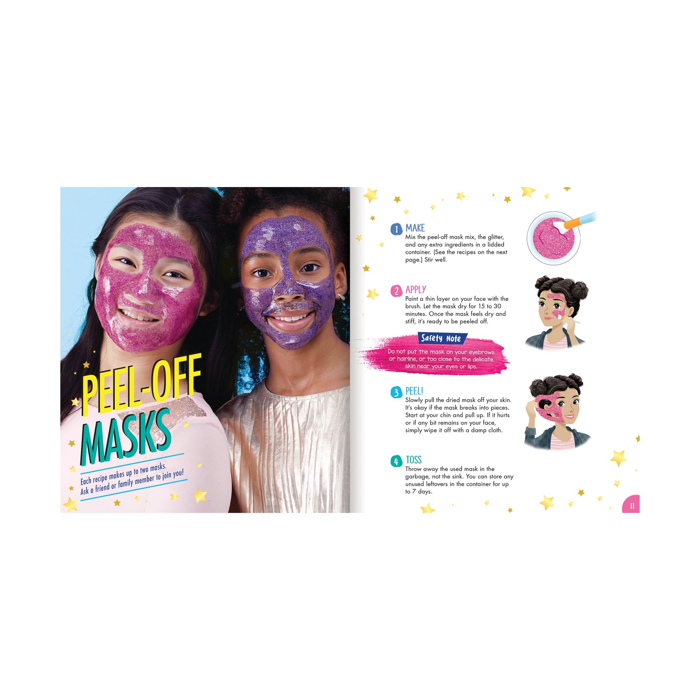 DIY Glitter Face Mask Creation Kit - Sparkle and Soothe